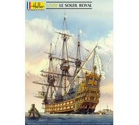 HELLER 80899 MAQUETTE BATEAU SOLEIL ROYAL AVEC NOUVELLE BROCHURE 1/100