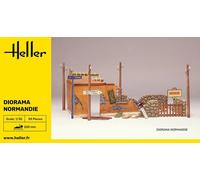 Heller Diorama Ruines Normandie – 59 pièces – Échelle 1/35