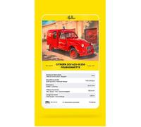 HELLER 82701 MAQUETTE VOITURE CITROEN 2CV AZU-B 250 FOURGONNETTE 1/24