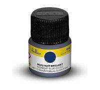 Peinture acrylique à l'eau pour maquettes - HELLER - 15 - Bleu brillant - Contenance 12 ml