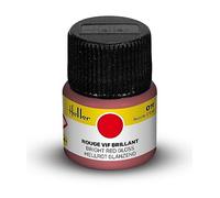 Heller Peinture acrylique Rouge vif brillant 9019 multicolore G
