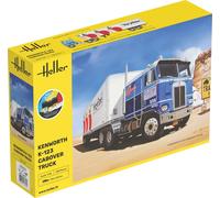 HELLER Camion Kenworth K-123 Cabover avec semi-remorque Kit Complet - 1/43 - HEL
