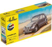 Heller HEL56175 Citroen 2 CV Model Kit, Various, Mittel