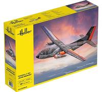 Maquette avion - HELLER - Transall C-160 Retro Brummel - Blanc - 1/72 - 45.1 x 55.5 cm