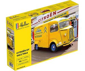 Heller HEL80744 1:24-Citroen Type H 3 Décorations Non peintes, sans Peinture