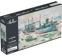 HELLER 85050 MAQUETTE BATEAU PÉTROLIERS RAVITAILLEURS LA SEINE ET LA SAONE TWINS