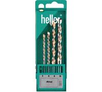 HELLER Jeu de forets universels Allmat 4 pièces D. 5, 6, 8, 10 mm tige cylindr.