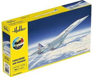 HELLER JOUSTRA Maquette Avion : Starter Kit : Concorde Air France