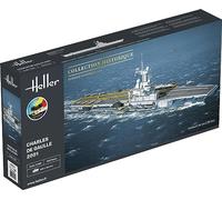 Heller Joustra Maquette bateau : Starter Kit : Porte Avions Charles De Gaulle