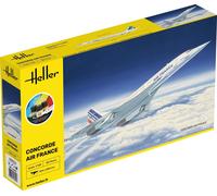 HELLER JOUSTRA Model Airplane: Starter Kit: Concorde Air France