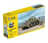 Heller Maquette M4 Sherman D-Day 56892 Échelle 1/72 Gris