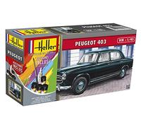 Heller Maquette, 56161, peugeot 403,1/43, Gris
