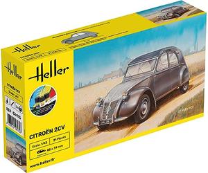 Heller Maquette, 56175, citroen 2 cv,1/43