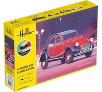 Heller Maquette, 56766, citroen 2 cv charleston,1/24, Gris
