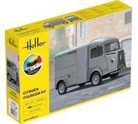 Heller Maquette, 56768, citroen fourgon hy,1/24, Gris