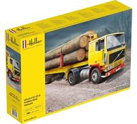 Heller Maquette, 81704, volvo f12-20 & timber semi trailer,1/32