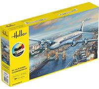 heller - Maquette Avion Starter Kit Dc-6a/b Super Cloudmaster AF 56315| 1:72