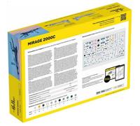 HELLER - Maquette Avion Starter Kit Mirage 2000 C Heller 56426 1/48ème Maquette Char Promo - Ref : 13168