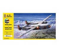HELLER - Maquette Avion Starter Kit Nord 2501 + Nord 2502 ""noratlas"" |heller|55374| 1:72 Maquette Char Promo - Ref : 11524