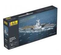 Heller Joustra Maquette bateau : Starter Kit : Porte Avions Charles De Gaulle