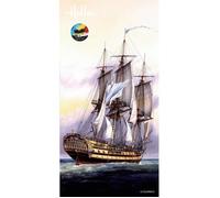 HELLER - Maquette Bateau Starter Kit Le Glorieux |heller|58889| 1:150 Maquette Char Promo - Ref : 15374