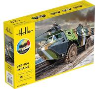 HELLER - Maquette Blindé Starter Kit Vab 4x4 Ukraine Heller |57130| 1:35