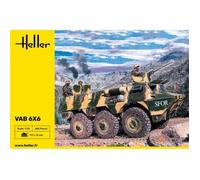 Maquette Blindé Vab 6x6 Transport Troupes Heller 81141 1/35ème Maquette Char Pro