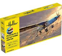 Heller Maquette d'avion : Starter kit : PILATUS PC-6 B2/H2 Turbo Porter