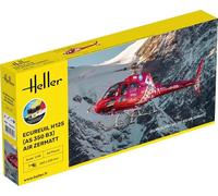 HELLER - Maquette Hélicoptère Starter Kit Ecureuil H125 (as 350 B3) Air Zermatt |heller |56490| 1:48