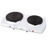 HELLER Plaque de cuisson DK 15/10 2 plaques de cuisson en fonte Ø 145 mm/Ø 180 mm 1500 W blanc