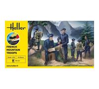 Heller - Starter Kit French Mountain Troopsmaquette Figurine Starter Kit French Mountain Troops Heller57223 1:35 Maquette Char Promo Figurine Miniature