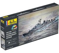 Kit Maquette de bateau - HELLER - Victor Schoelcher - 129 pièces - 1/400 - Mixte