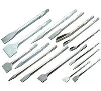Heller Tools 196208 2011 Burin pointu rectangulaire en SDS-Plus, Gris, 14 mm