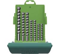 Heller Tools Heller 3015 18037 5 carbure de tungstène Jeu de forets spiralés pour pierre 7 pièces 4 mm, 5 mm, 6 mm, 8 mm, 10 mm, 12 mm tige cylindrique 1 set