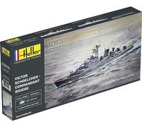 Heller 81015 Maquette navale Victor Schoelcher - Commandant Riviere Échelle 1:400 - Neuf
