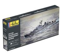 Heller 81015 Maquette navale Victor Schoelcher - Commandant Riviere Échelle 1:400 - Neuf