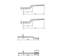 Hellermann Sist. prot. de cables - puas de rechange p/rna-1 K/3 = 3