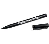 Hellermann Tyton 500-50820 Pointe ronde Noir 2pcs Marqueur permanent (500-50820)