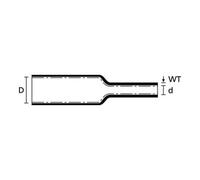 HellermannTyton Gaine thermorétractable 308-10903 avec colle Transparent Ø 9→3 mm (3:1) 5 m