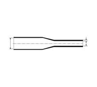HellermannTyton Gaine thermorétractable TREDUX MA47-30/8 BK 323-50300