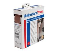 Hellermann Tyton Hellermann Tyton Manchon thermorétractable 2:1 brun rouleau 5 m Quantité:1