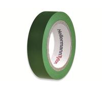 Hellermann Tyton htape de Flex15-15 x 10 - Duct Tapes (Bundling, fastening, handicrafting, Marking, Réparation, restructurante, intérieur et extérieur, Vert, PVC, solvant Resistant, RoHS)