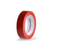 Hellermann Tyton htape-flex15 - 15 x 10 - Duct Tapes (bundling, Fastening, handicrafting, marking, Repairing, Strengthening, Indoor & Outdoor, Red, PVC, solvent inamovible, RoHS)