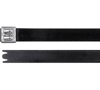 HellermannTyton 111-00299 MBT14XHFC-SS316/SP-BK Serre-câble 362 mm 12.30 mm noir avec fermeture à billes, stabilisé aux UV 1 pc(s)