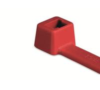 HELLERMANNTYTON 111-03004 T30R-PA66-RD Serre-câble 150 mm 3.50 mm Rouge résistant aux intempéries 100 pc(s)