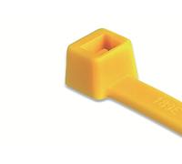 HellermannTyton 111-03006 T30R-PA66-YE Serre-câble 150 mm 3.50 mm jaune résistant aux intempéries 100 pc(s)