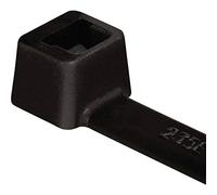 HellermannTyton 111-03210 T30R-N66-BK-C1 Serre-câble 150 mm 3.50 mm noir résistant aux intempéries 100 pc(s)