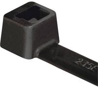 HellermannTyton Serre-câble 111-05000 T50R-PA66-BK 200 mm 4,60 mm 100 pièces