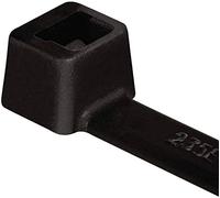 HELLERMANNTYTON 111-05060 T80R-W-BK-C1 Serre-câble 210 mm 4.70 mm Noir résistant aux intempéries 100 pc(s)