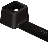 HellermannTyton 111-06206 T50M-PA66W-BK Serre-câble 245 mm 4.60 mm stabilisé aux UV 100 pc(s)